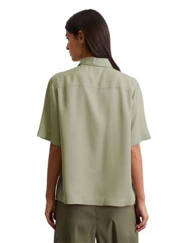 Marc O'Polo Fließende Kurzarm-Bluse in Smooth Sage