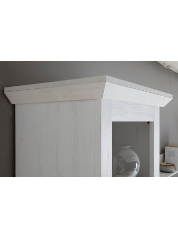Furn.Design Garderobe Pinie weiß 4-teilig Set 354 cm, Garderobenkombination Landhaus