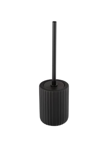 Wenko WC-Bürste BELLUNO, Keramik in Schwarz, (B) 11,5 x (H) 42 x (L) 11,5 cm