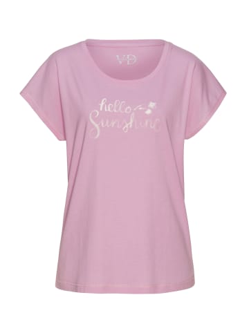 VIVANCE DREAMS Pyjamaoberteil in fuchsia