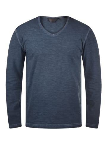 !SOLID Langarmshirt in blau