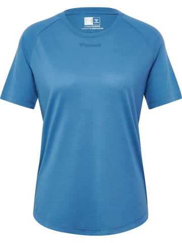 Hummel T-Shirt Raglanärmel Hmlmt Vera Multisport Damen in CORONET BLUE