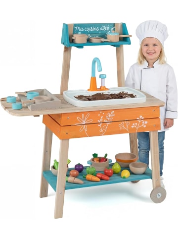 COSTWAY Matschküche Kinder Outdoor in Orange