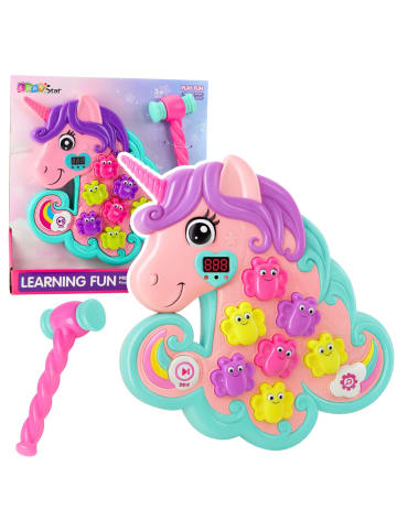 Wisam® Whac-A-Mole-Arcade-Spiel Einhorn Bunte Lichter Geräusche