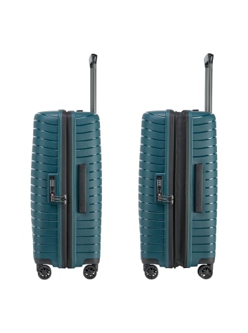 Stratic Novium 4 Rollen Trolley M 65 cm mit Dehnfalte petrol