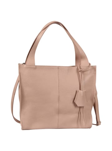 Toscanto Toscanto Schultertasche, Shopper Leder rosa ca. 33cm