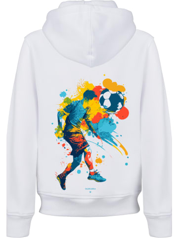 F4NT4STIC Hoodie Fußballer bunt in weiß