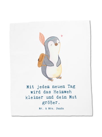 Mr. & Mrs. Panda Shopping Tasche Heimweh überwinden Mut mit Spruch in Sky Blue
