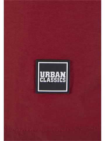 Urban Classics Urban Classics Herren Block Swim Shorts in brickred/darkshadow