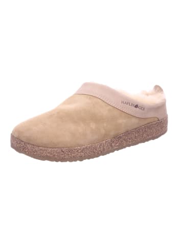 HAFLINGER Hausschuh in beige