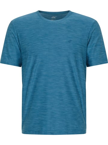 Joy Sportswear Rundhalsshirt VITUS in metallic blue melange