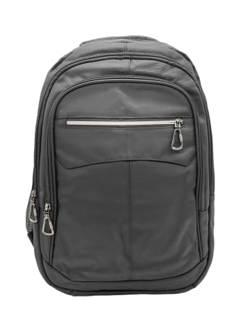 EGOMAXX Hardshell Rucksack Backpack Gepolstert Libosi Design in Schwarz-2
