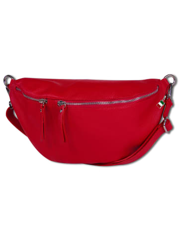 Florence Florence Gürteltasche Leder rot ca. 37cm breit