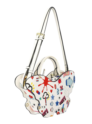 myMo Women Handbag in Silver White