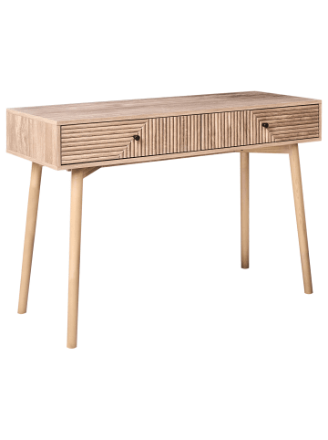 Beliani Konsolentisch RONGE in Braun - (W) 120 x (H) 80 x (L) 45 cm