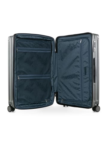 Hauptstadtkoffer Q-Damm - Mittelgroßer Hartschalenkoffer Trolley TSA, 68cm, 4 Rollen, 89 L in Graphite