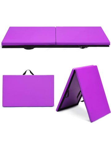 COSTWAY Yogamatte180cm in Lila