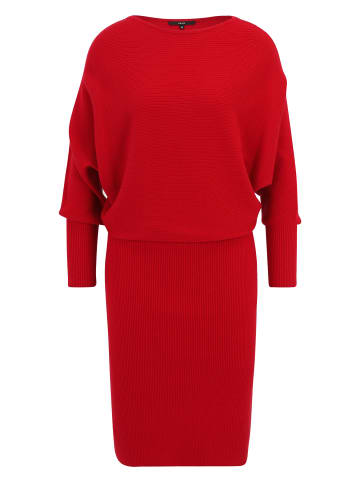 Zero  Strickkleid gerippt mit U-Boot Ausschnitt in Savvy Red