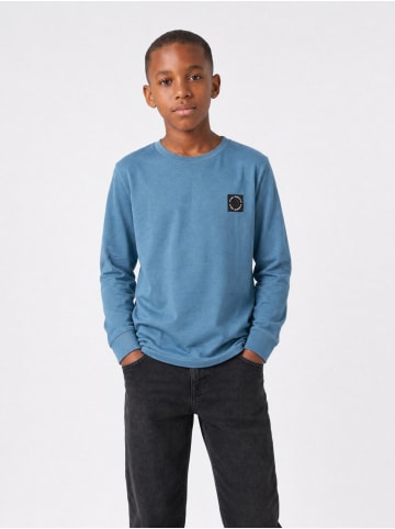 Petrol Industries Forgehill Langarmshirt mit Tasche in Blau