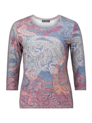 Betty Barclay Basic Shirt mit Print in Blau/Rot