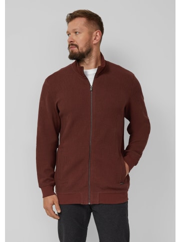 s.Oliver Sweatshirt Jacke in 3907_rostrot