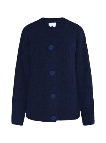 usha WHITE LABEL Damen Strick Cardigan in Marine