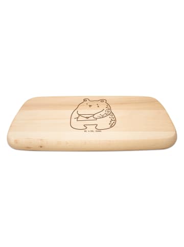 Mr. & Mrs. Panda Frühstücksbrett Bär Vermissen ohne Spruch in Transparent