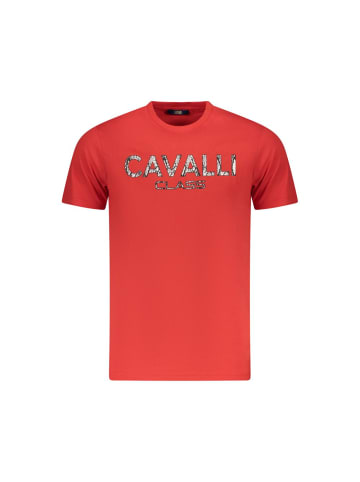 cavalli CLASS Rot Baumwolle Herren T-Shirt
