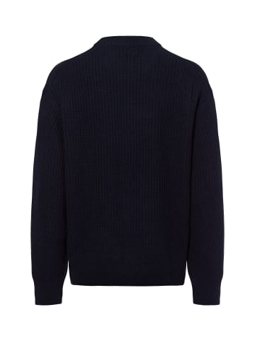 Nils Sundström Strickpullover in marine - 0001