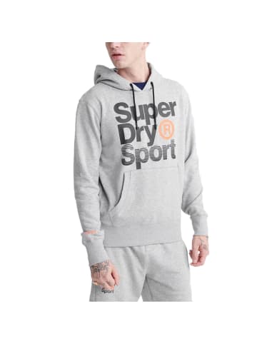 Superdry Sweatshirt Core Sport Overhead in grau