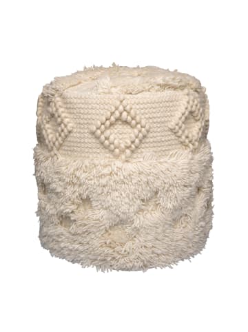 Kayoom Sitzkissen Pouf Bohist Natural 35cm x 35cm boho in natural