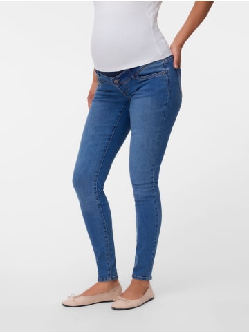 mama licious Umstandsjeans mit Slim Fit in Medium Blue Denim 1