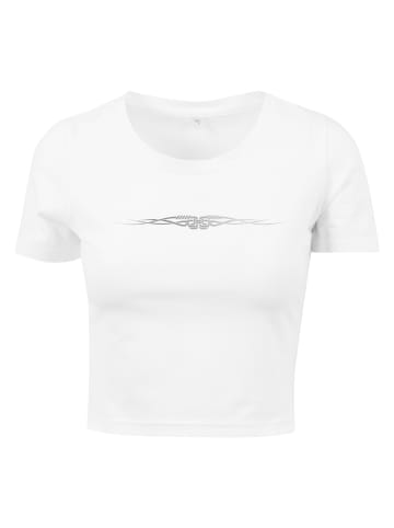 Mister Tee Cropped Tee in white