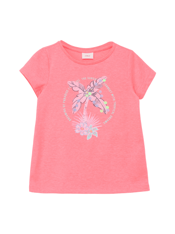 s.Oliver T-Shirt kurzarm in Pink