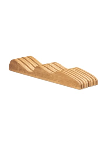 Messerblock in Natur - (B)9,5 x (H)5 x (T) 40 cm