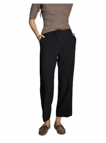 OPUS Kunstlederhose für Damen in Schwarz