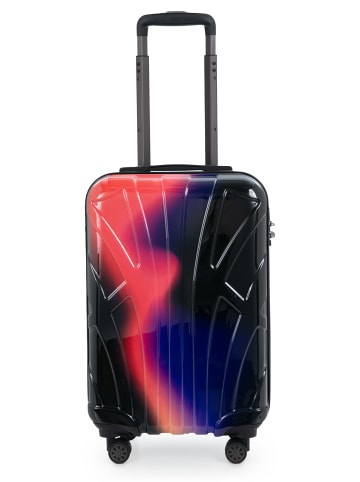 suitline Suitline - leichtes Handgepäck 55x35x20 cm Flugzeug-Trolley Koffer 34 L Bordgepäck in Neon Red