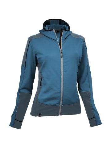 Maul Sport Stretchjacke Monte Rosa mit Kapuze in Petrol