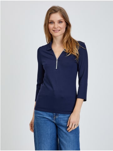 orsay Langarmshirt in Dunkelblau