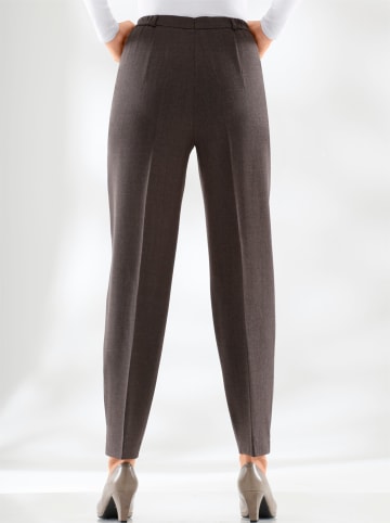 WITT WEIDEN Hose in braun-meliert