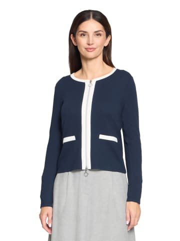 Betty Barclay Shirtjacke mit Struktur in Patch Dark Blue/Cream
