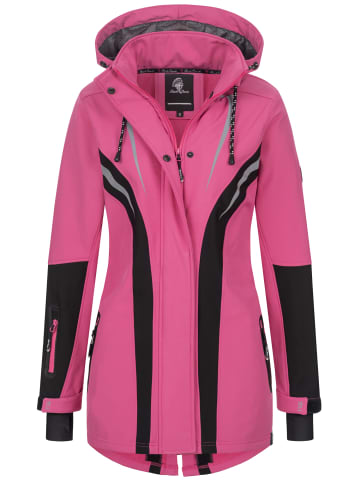 Rock Creek Softshelljacke in Pink