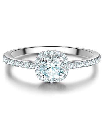 Trilani Ring aus Sterling Silber mit Zirkonia in silber
