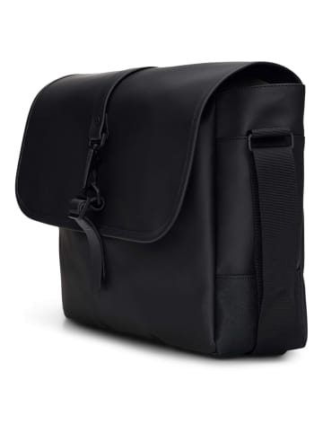 RAINS Messenger Bag - Umhängetasche 16" 38 cm (black) in schwarz