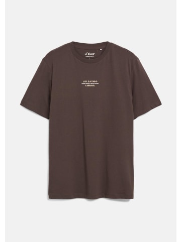 s.Oliver T-Shirt in 89D1_dunkelbraun