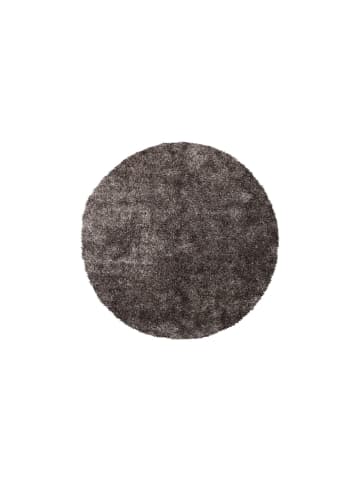 Kayoom Wohnzimmer Teppich – Hochflorteppich Diamond 700 120cm RUND in champagner - rund