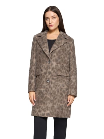 BETTY & CO Wintermantel mit Reverskragen in Nature/Black