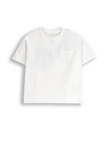 Coccodrillo T-shirt aus Baumwolle mit kurzen Ärmeln in weiß
