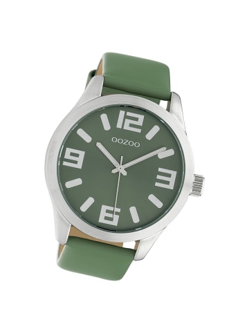 Oozoo Armbanduhr Oozoo Timepieces biscay-grün extra groß (ca. 46mm)