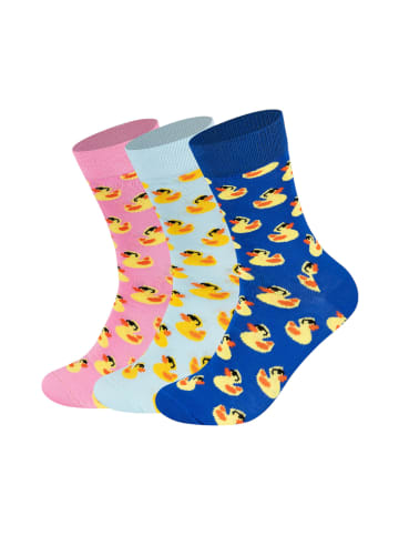Happy Socks Socken Rubber Duck Socks Gift Set in blue